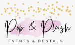 Pop & Plush Events logo